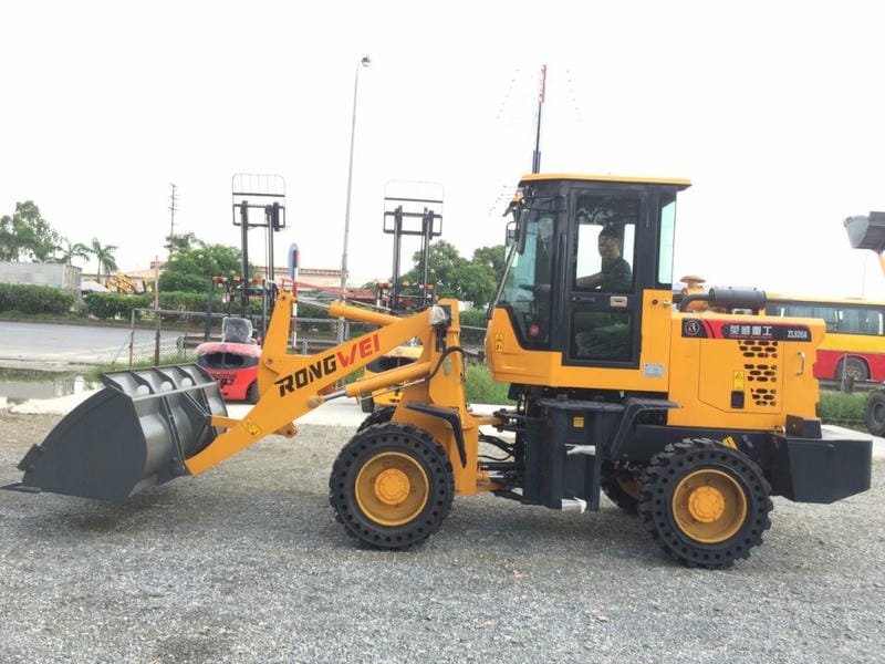 Xúc lật Rongwei 926 lốp đặc
