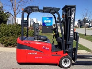 Xe nâng điện ngồi lái 3 bánh Maximal