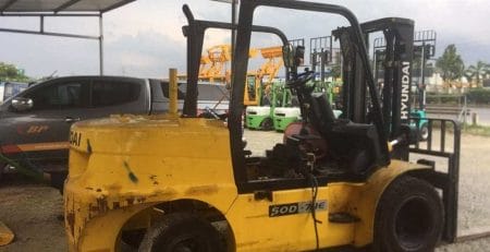 Sửa xe nâng Hyundai tại xưởng Bình Phát