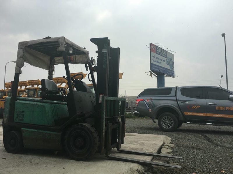 Sửa chữa xe nâng hàng Mitsubishi