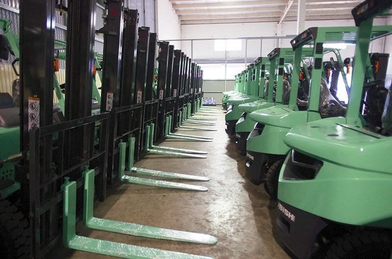 Xe nâng bãi Mitsubishi