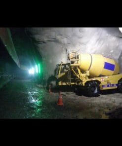 Xe trộn bê tông CARMIX thi công hầm