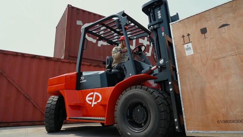 xe nâng điện lihtium 7 tấn hình 1