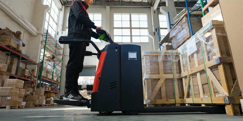 Xe nâng điện tay thấp 1