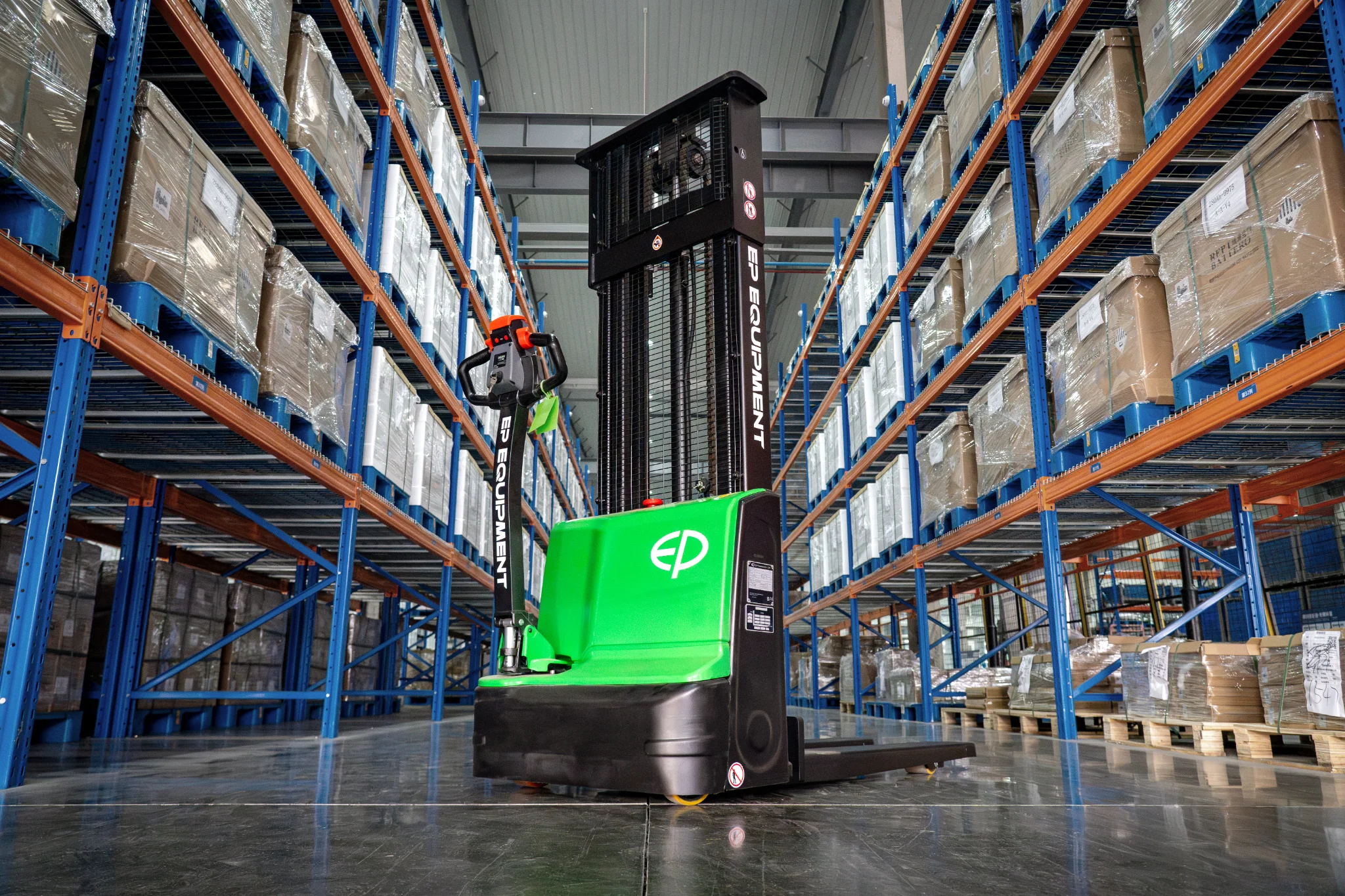 Xe nâng tay điện dắt lái 1.5 tấn Model DS3 thương hiệu IMOW 14 Xe nâng tay điện dắt lái 1.5 tấn Model DS3-ibeleb
