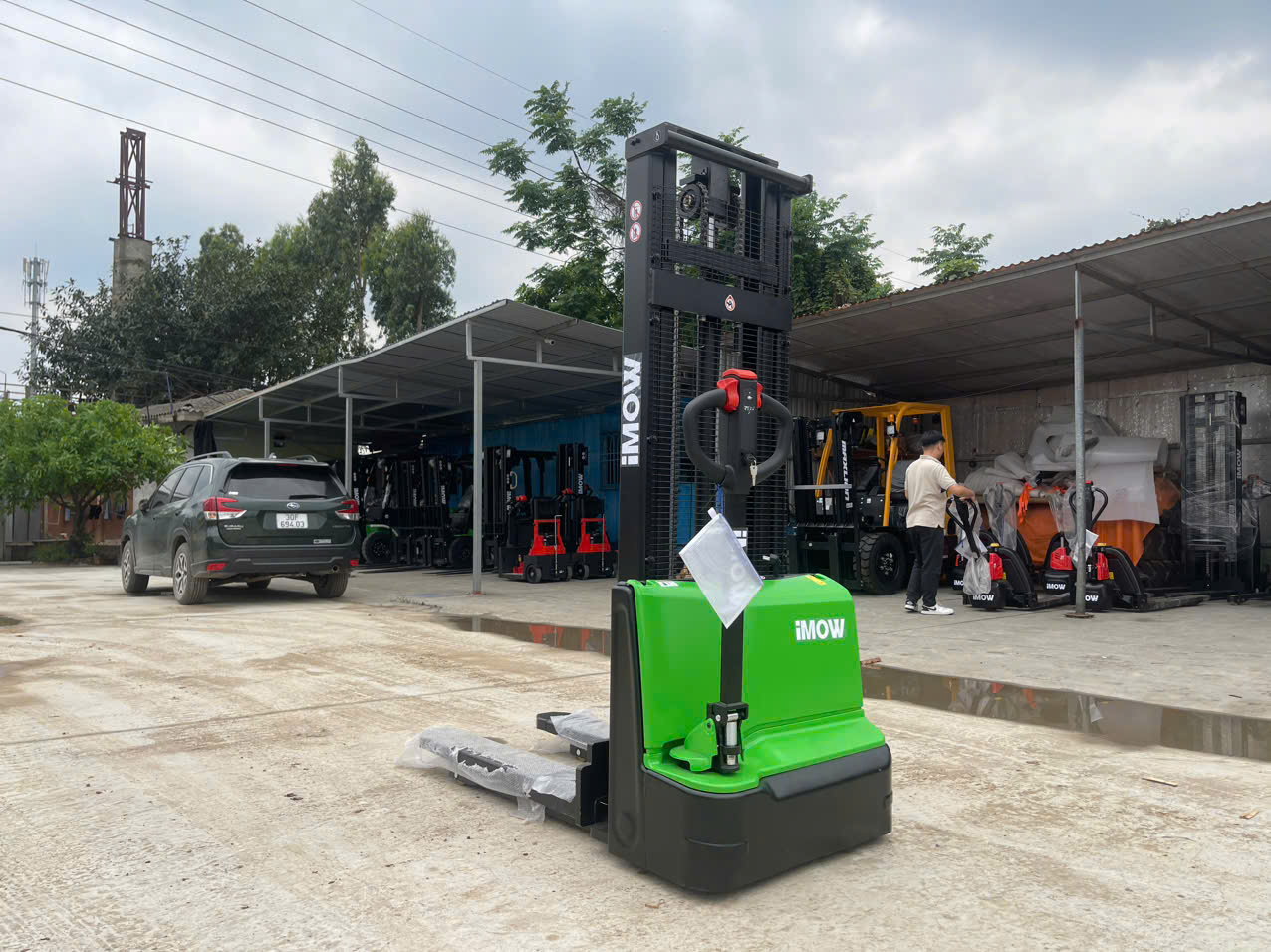 Xe nâng tay điện dắt lái 1.5 tấn Model DS3 thương hiệu IMOW 13 Xe nâng tay điện dắt lái 1.5 tấn Model DS3